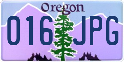 OR license plate 016JPG