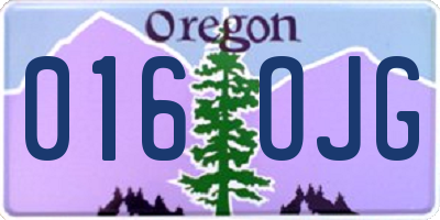 OR license plate 016OJG