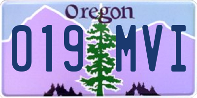 OR license plate 019MVI