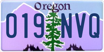 OR license plate 019NVQ