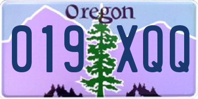 OR license plate 019XQQ