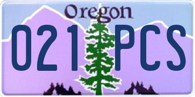 OR license plate 021PCS
