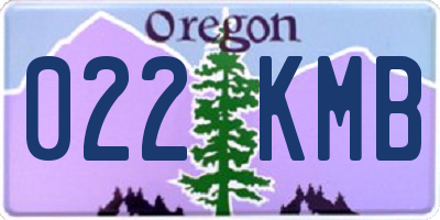OR license plate 022KMB