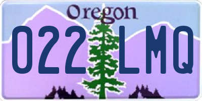 OR license plate 022LMQ