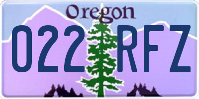 OR license plate 022RFZ