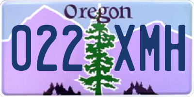 OR license plate 022XMH