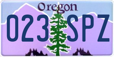 OR license plate 023SPZ