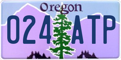OR license plate 024ATP