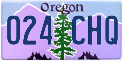 OR license plate 024CHQ