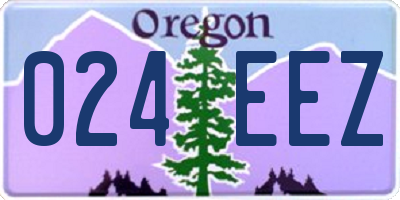 OR license plate 024EEZ