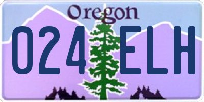 OR license plate 024ELH