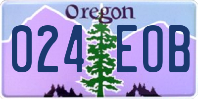 OR license plate 024EOB