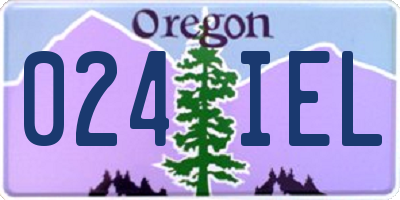 OR license plate 024IEL