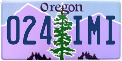 OR license plate 024IMI