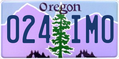 OR license plate 024IMO