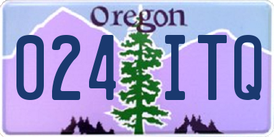 OR license plate 024ITQ