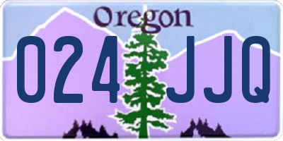 OR license plate 024JJQ