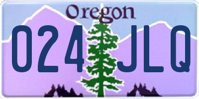 OR license plate 024JLQ