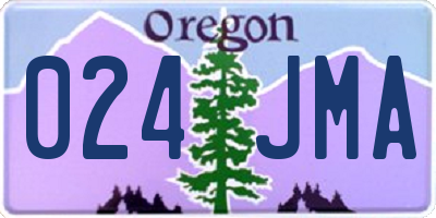 OR license plate 024JMA