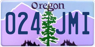 OR license plate 024JMI