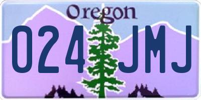 OR license plate 024JMJ