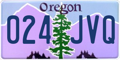 OR license plate 024JVQ