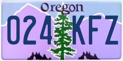 OR license plate 024KFZ