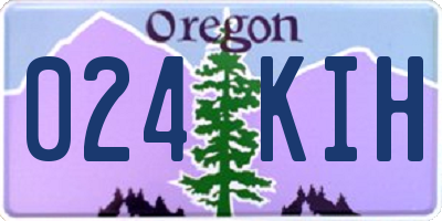 OR license plate 024KIH