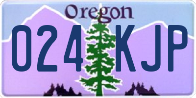 OR license plate 024KJP