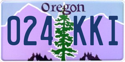 OR license plate 024KKI
