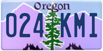 OR license plate 024KMI