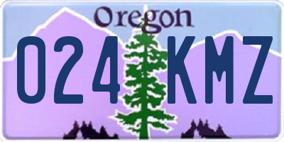 OR license plate 024KMZ