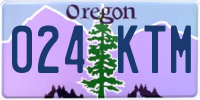 OR license plate 024KTM