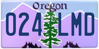 OR license plate 024LMD
