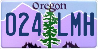 OR license plate 024LMH