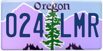 OR license plate 024LMR
