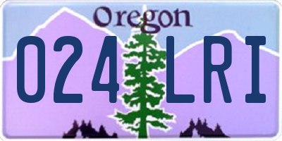 OR license plate 024LRI