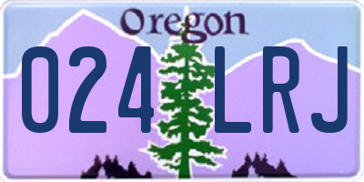 OR license plate 024LRJ