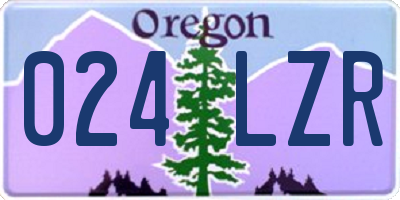 OR license plate 024LZR