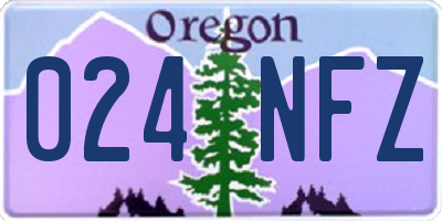 OR license plate 024NFZ