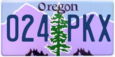 OR license plate 024PKX