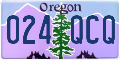OR license plate 024QCQ