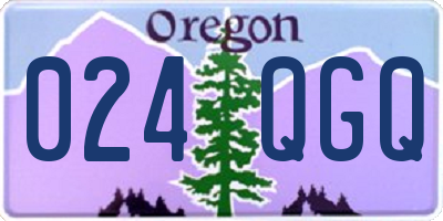 OR license plate 024QGQ
