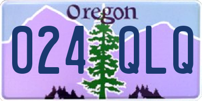 OR license plate 024QLQ