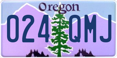 OR license plate 024QMJ