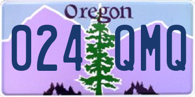 OR license plate 024QMQ