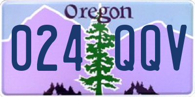 OR license plate 024QQV