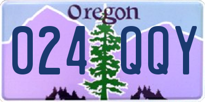 OR license plate 024QQY