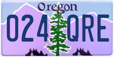 OR license plate 024QRE