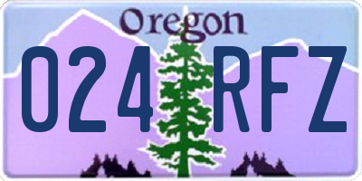 OR license plate 024RFZ